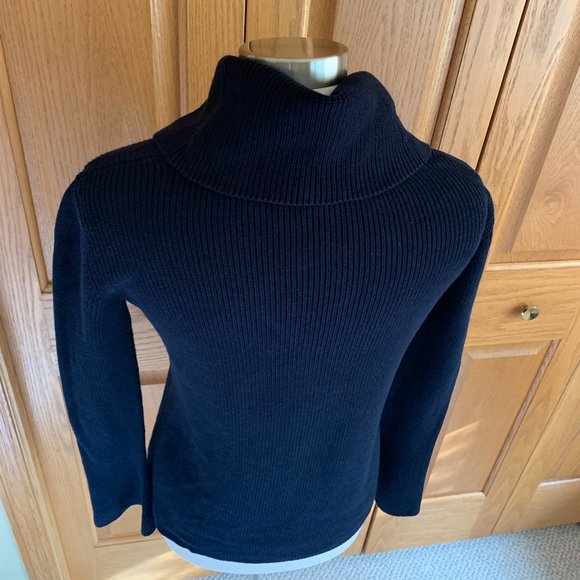 TALBOTS - Flounce Sleeve Cowlneck Sweater - Excellent Shape - Picture 5 of 10